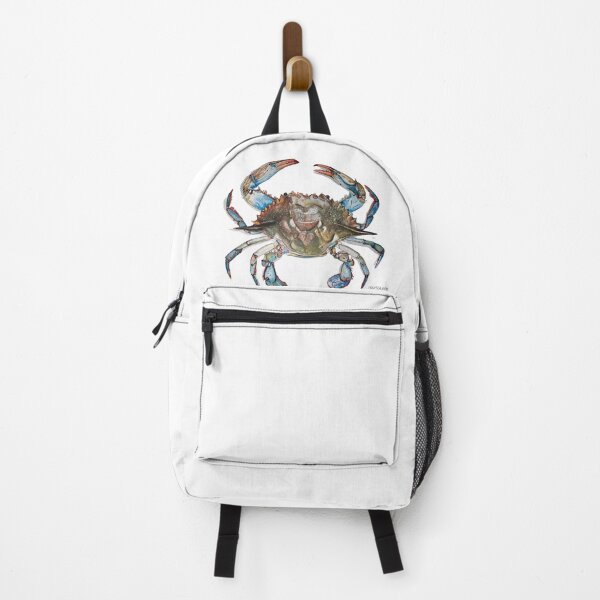 Item preview, High resolution digital image of my watercolor painting "Blue crab" designed and sold by rtist504.