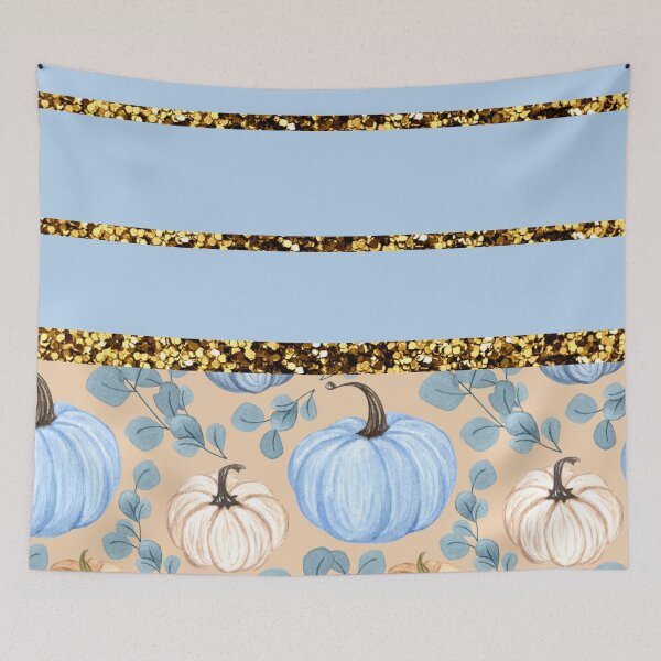 Item preview, Pumpkin Blue With Glitter (Lines 2) designed and sold by SimplyMe-Plus.
