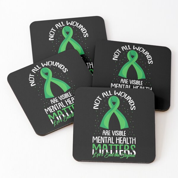 Item preview, Not All Wounds Are Visible Mental Health Awareness designed and sold by heckforddewey.