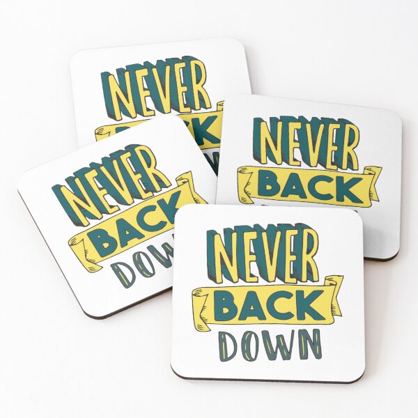 Item preview, never back down  designed and sold by DondDesigner.