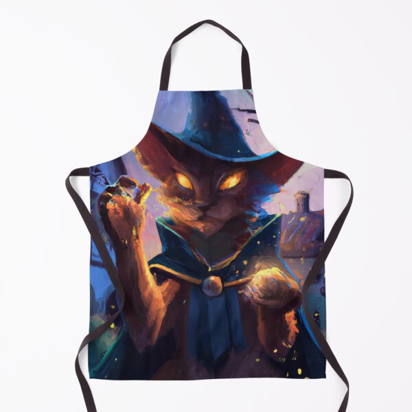 Item preview, Nox the Cat, casting a spell (Fantasy) designed and sold by thecatandkettle.