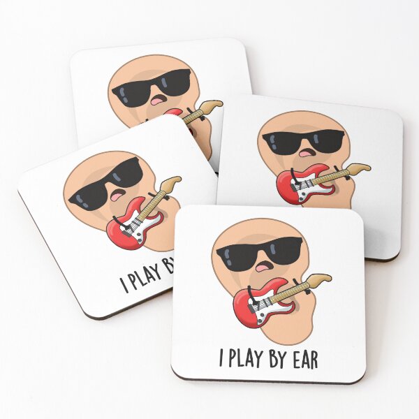 Item preview, I Play By Ear Funny Musician Puns  designed and sold by punnybone.