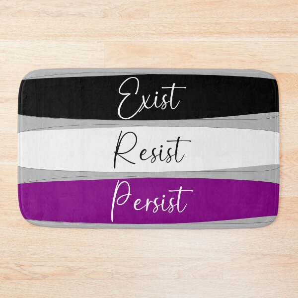 Item preview, Ace Pride Exist, Resist, Persist  designed and sold by AmandaRoseArts.