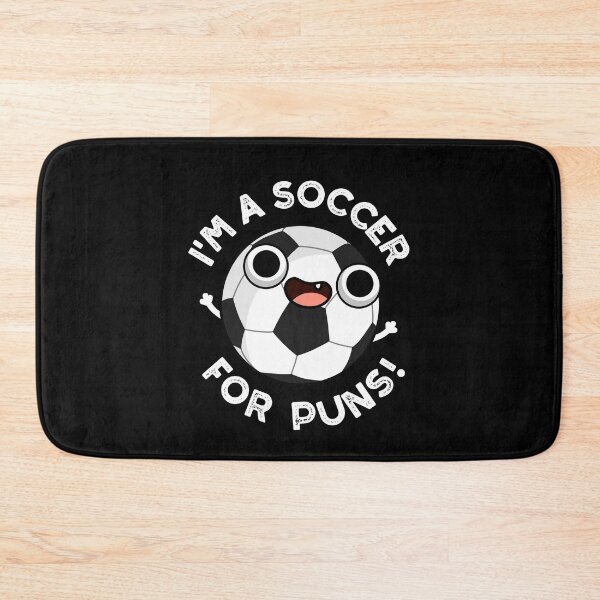 Item preview, I'm A Soccer For Puns Funny Sports Puns (Dark BG) designed and sold by punnybone.