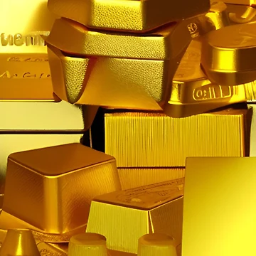 Artwork thumbnail, Golden Clutter by TiltedCode