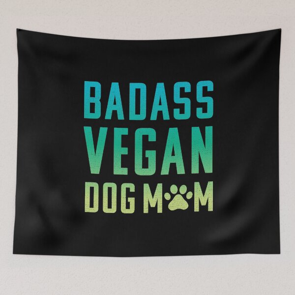 Item preview, Badass Vegan Dog Mom designed and sold by mindeverykind.