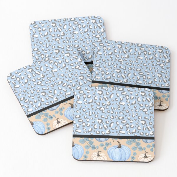 Item preview, Pumpkin Blue (White Leopard) designed and sold by SimplyMe-Plus.