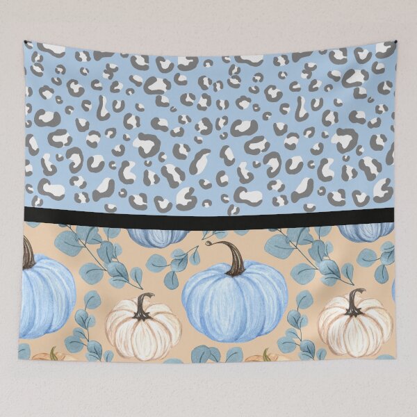Item preview, Pumpkin Blue (White Leopard) designed and sold by SimplyMe-Plus.