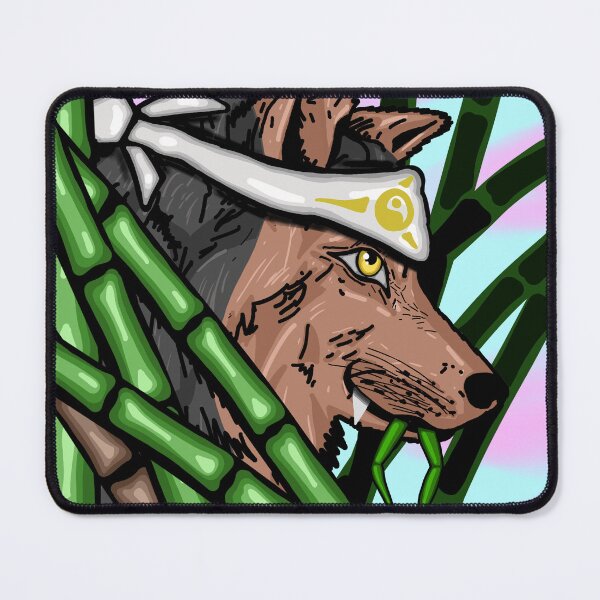 Item preview, Ninja Wolf - Bamboo Trees designed and sold by Twaingrant.