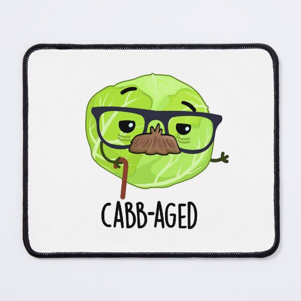 Item preview, Cabb-aged Funny Cabbage Puns  designed and sold by punnybone.
