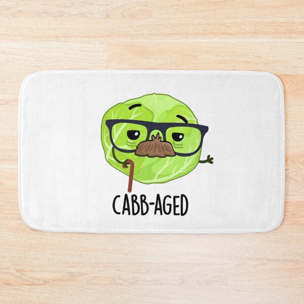 Item preview, Cabb-aged Funny Cabbage Puns  designed and sold by punnybone.