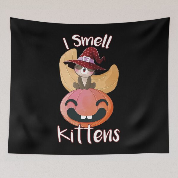 Item preview, Cute Cat I Smell Kittens Halloween Witch Cat Shirt for women designed and sold by Kamnna.