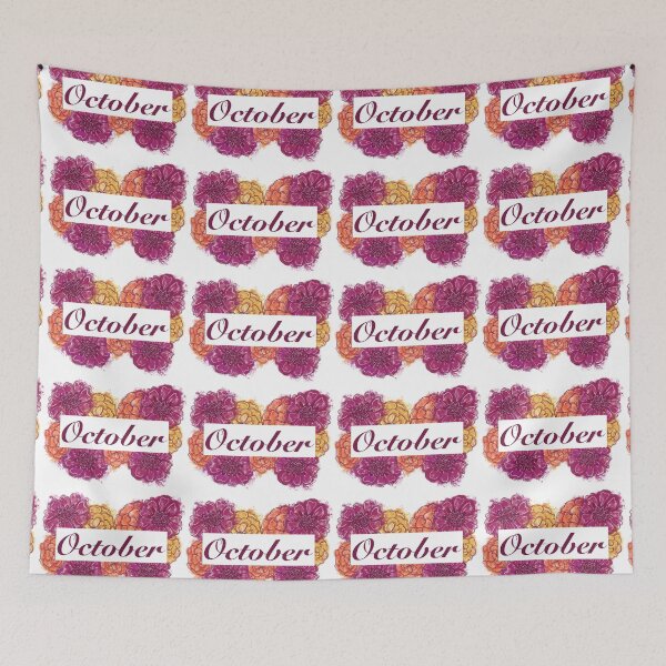Item preview, October Floral Design  designed and sold by missmann.