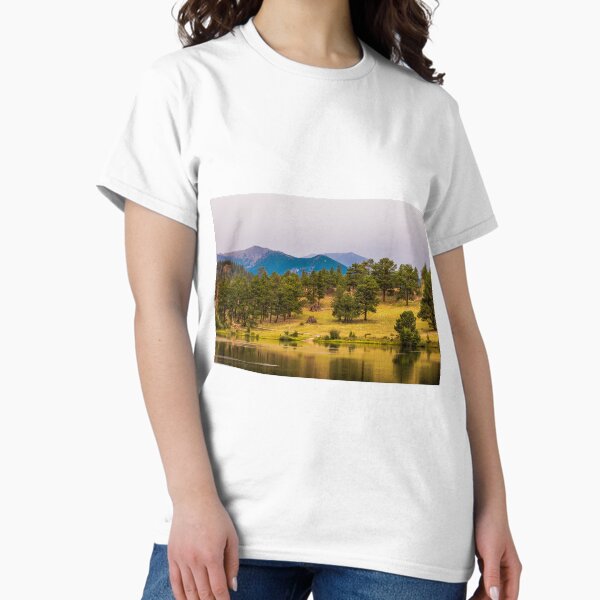 Colorado Rocky Mountain View Lake Classic T-Shirt
