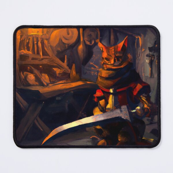 Item preview, Axl the Cat, blacksmith (Fantasy) designed and sold by thecatandkettle.