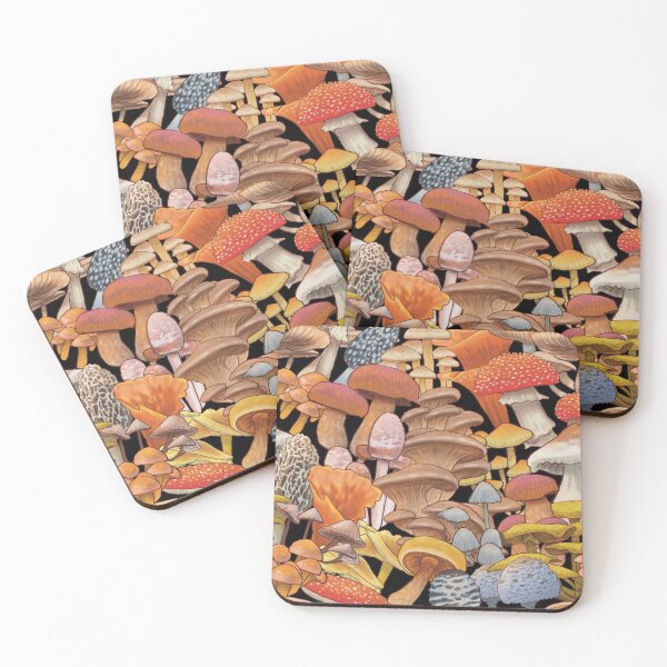 Item preview, Mushroom Pattern designed and sold by Christina van Ham.