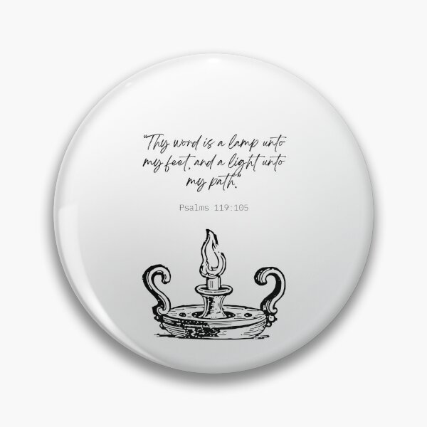 Item preview, "Thy word is a lamp unto my feet, and a light unto my path" caption on products. designed and sold by ACEGDesign.