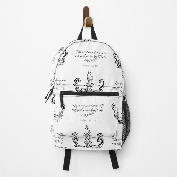 Item preview, "Thy word is a lamp unto my feet, and a light unto my path" caption on products. designed and sold by ACEGDesign.