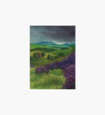 Heather on the Hill - From the Shirelands to the Barrow Downs Art Board