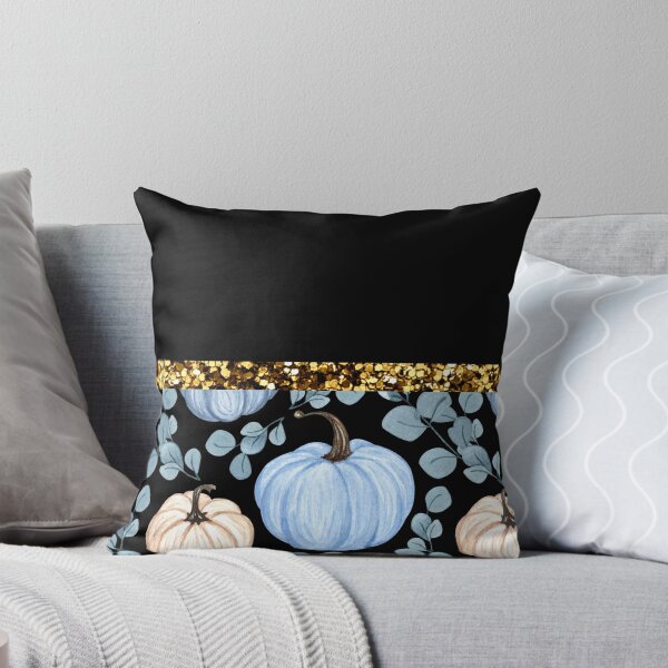 Item preview, Pumpkin Black With Glitter (Plain) designed and sold by SimplyMe-Plus.