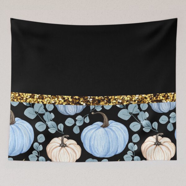 Item preview, Pumpkin Black With Glitter (Plain) designed and sold by SimplyMe-Plus.