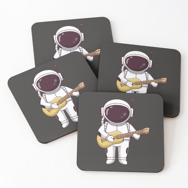 Item preview, Cute Astronaut Playing Guitar Cartoon designed and sold by Berryl09.