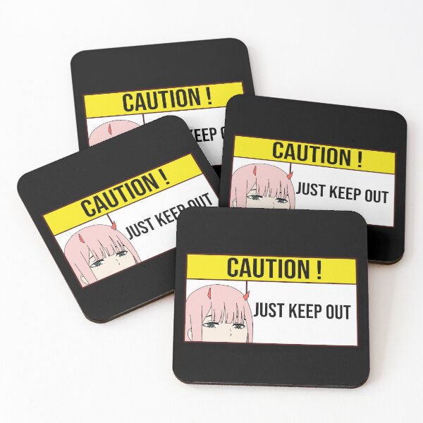 Item preview, Just keep out anime caution sign zero two designed and sold by Semzig.