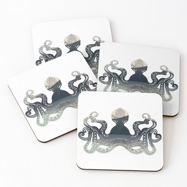Item preview, Mountains Reflected Octopus designed and sold by damonasplace.