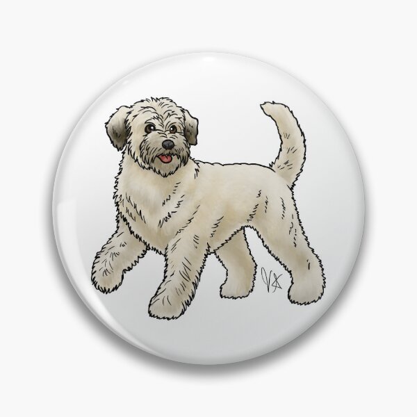 Item preview, Soft-Coated Wheaton Terrier - Heavy Coat Cream designed and sold by Jennifer Stolzer.