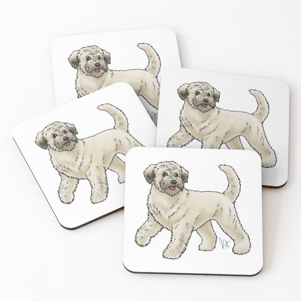 Item preview, Soft-Coated Wheaton Terrier - Heavy Coat Cream designed and sold by Jennifer Stolzer.