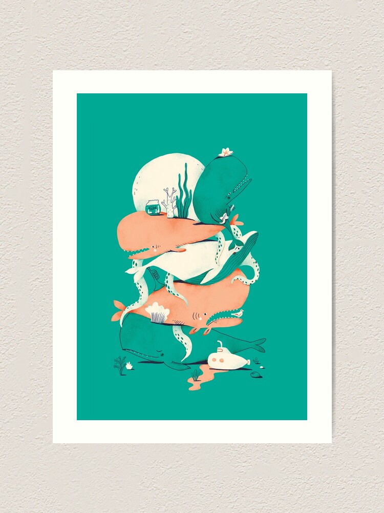 Thumbnail 2 of 3, Art Print, Oskar Print #1 designed and sold by Jacques & Lise.