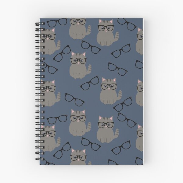 Item preview, Grey Cat with eyeglasses designed and sold by Ashlison.