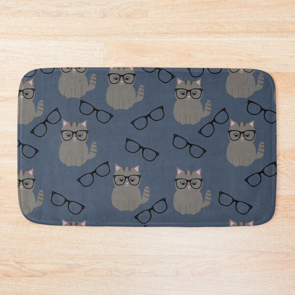 Item preview, Grey Cat with eyeglasses designed and sold by Ashlison.