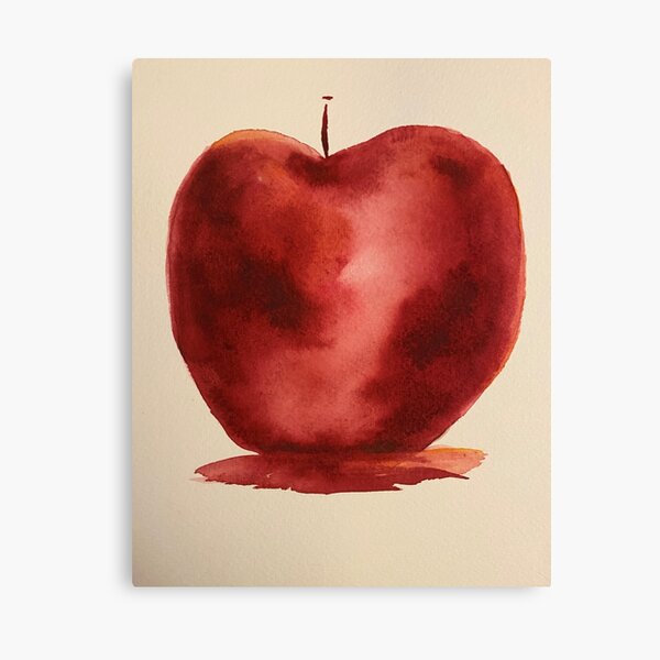 Vista previa del artículo con la obra «manzana», diseñado y vendido por Margaret Shark.