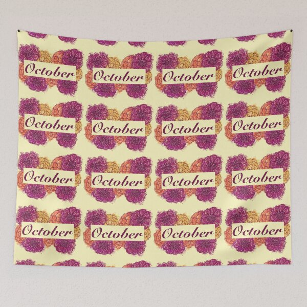 Item preview, October Floral Design 3 designed and sold by missmann.