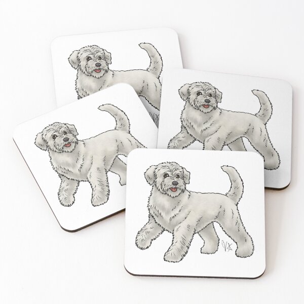 Item preview, Soft-Coated Wheaton Terrier - Heavy White designed and sold by Jennifer Stolzer.