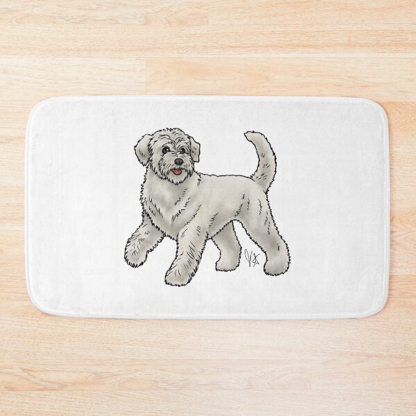 Item preview, Soft-Coated Wheaton Terrier - Heavy White designed and sold by Jennifer Stolzer.