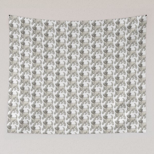 Item preview, Soft-Coated Wheaton Terrier - Heavy White designed and sold by Jennifer Stolzer.