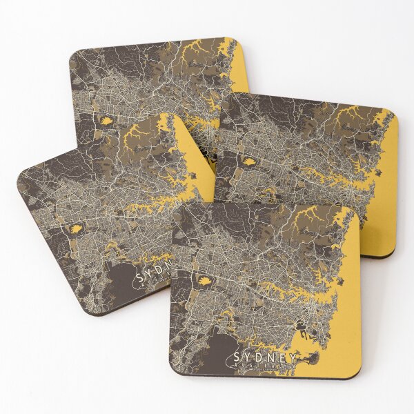 Item preview, Sydney City Map of Australia - Pastel designed and sold by deMAP.