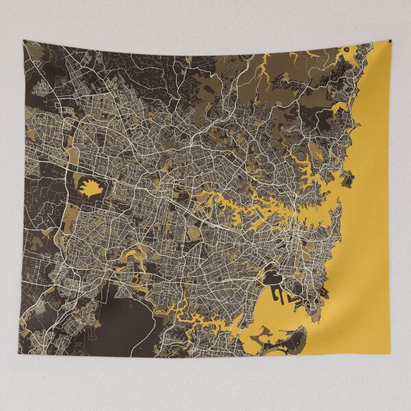 Item preview, Sydney City Map of Australia - Pastel designed and sold by deMAP.