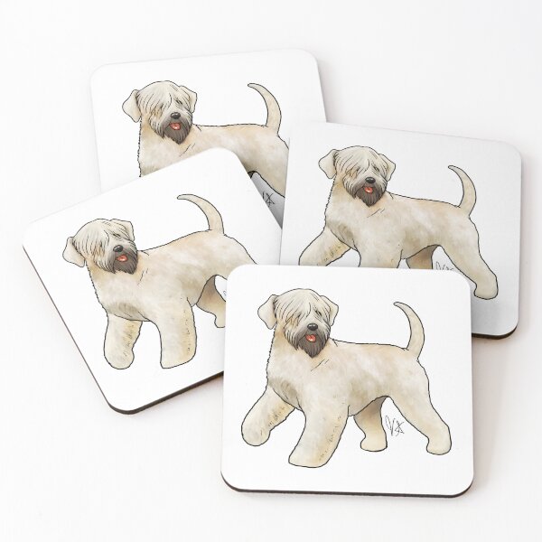 Item preview, Soft-Coated Wheaton Terrier - Irish Cream designed and sold by Jennifer Stolzer.