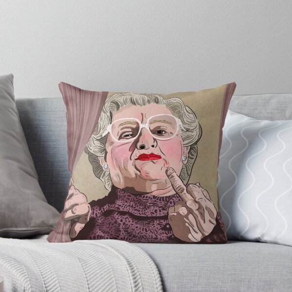 Item preview, Mrs Doubtfire middle finger - Illustration - Robin Williams - Film  designed and sold by HatchetBooth.