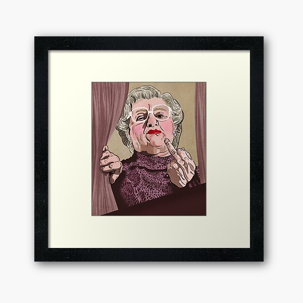 Aperçu de l'œuvre Doigt du milieu Mme Doubtfire - Illustration - Robin Williams - Film créée et vendue par HatchetBooth.