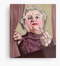 Mrs Doubtfire - Illustration - Robin Williams - Film - Lustig Metallbild
