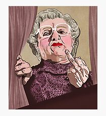 Mrs Doubtfire - Illustration - Robin Williams - Film - Funny Photographic Print