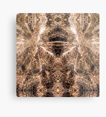 Happy New Year Gold sparkly fireworks Metal Print