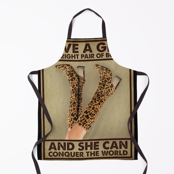 Item preview, Leopard Boots Give A Girl The Right Pair Of Boots designed and sold by florancouriei.