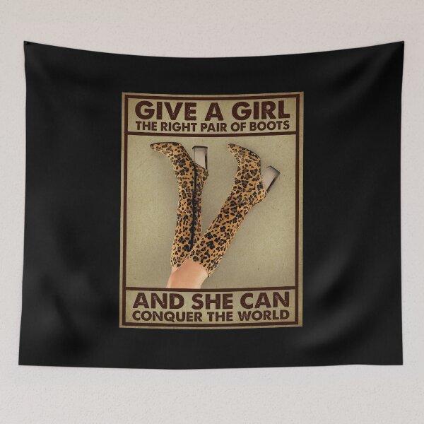 Item preview, Leopard Boots Give A Girl The Right Pair Of Boots designed and sold by florancouriei.