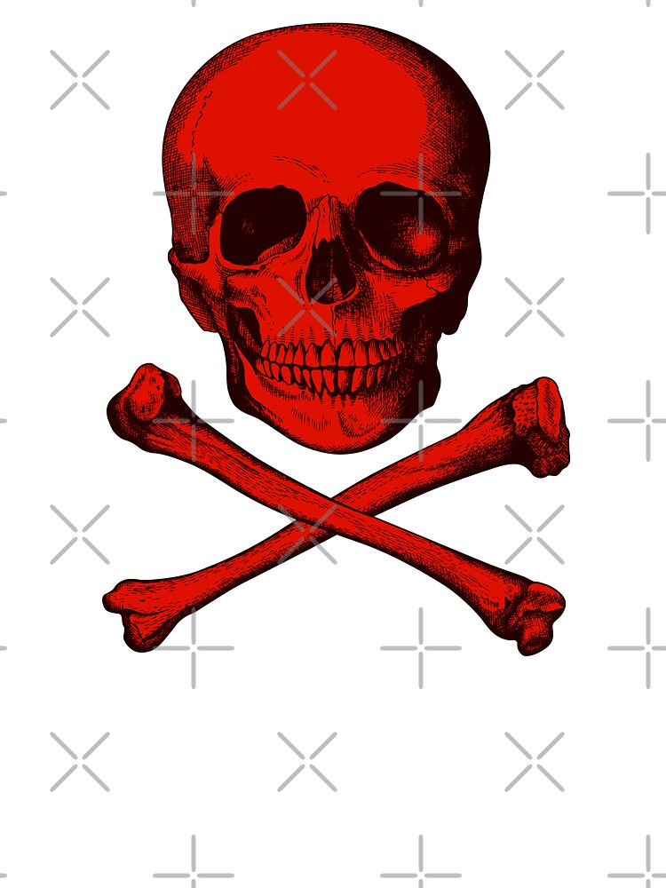 Seeing Red Skull And Crossbones T-Shirt Seeing Red Skull And Crossbones T-Shirt