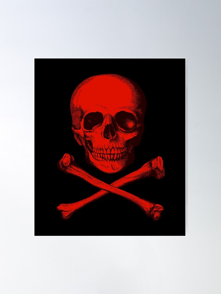 Red Skull and Crossbones Digital Art by Bigalbaloo Stock - Fine Art America